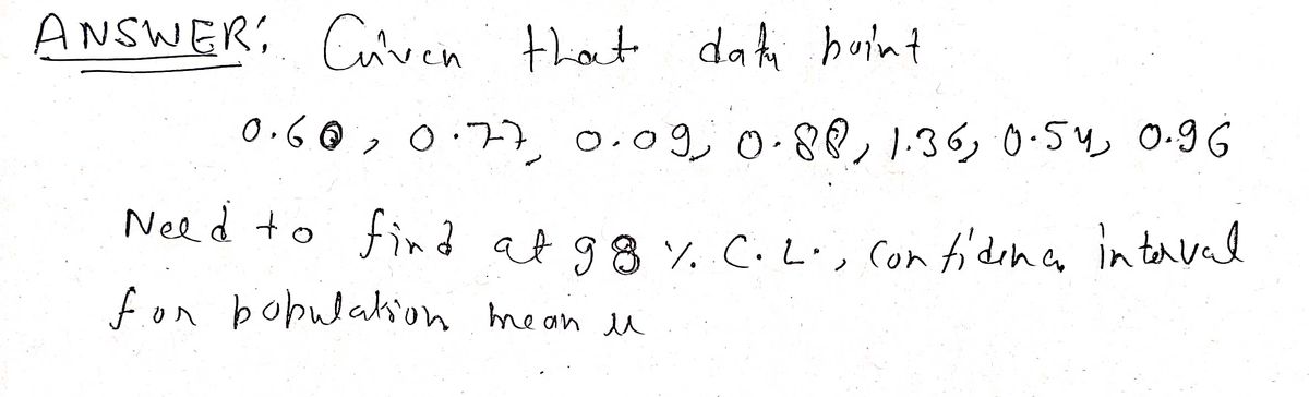 Statistics homework question answer, step 1, image 1